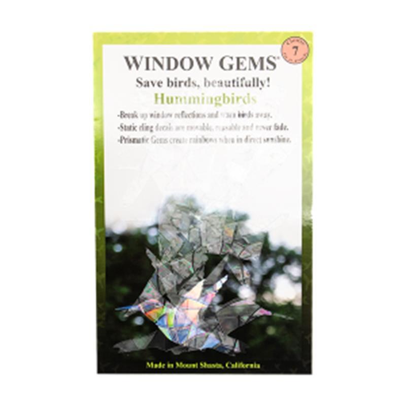 Hummingbird Window Gems,Window Gems,HUMMINGBIRDS