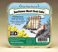 Sunflower Heart Suet  Cake 12 oz.,Pine Tree Farms,PTF1201
