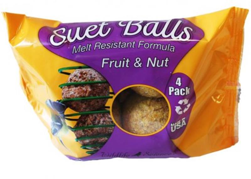 Fruit & Nut Suet Balls/4,Wildlife Sciences,99432013