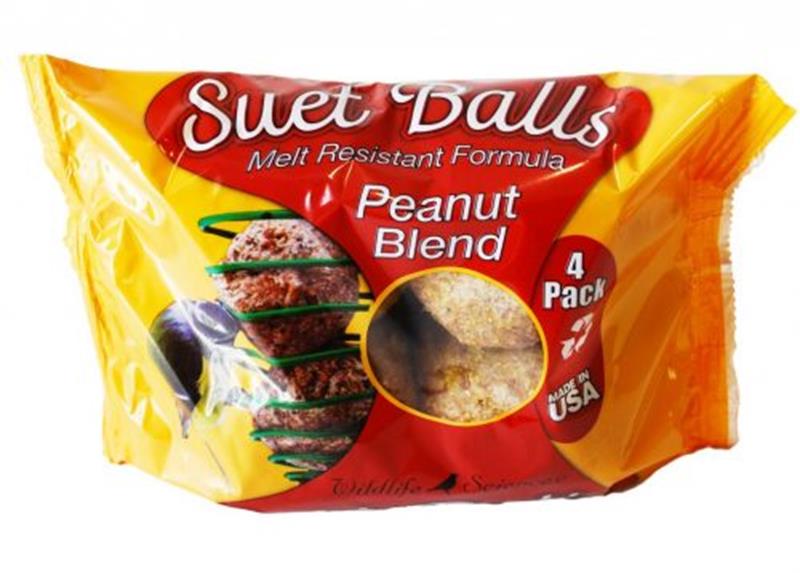 Peanut Blend Suet Balls/4,Wildlife Sciences,99434017