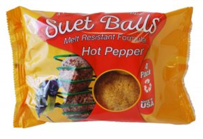 Hot Pepper Suet Balls/4,Wildlife Sciences,99439012