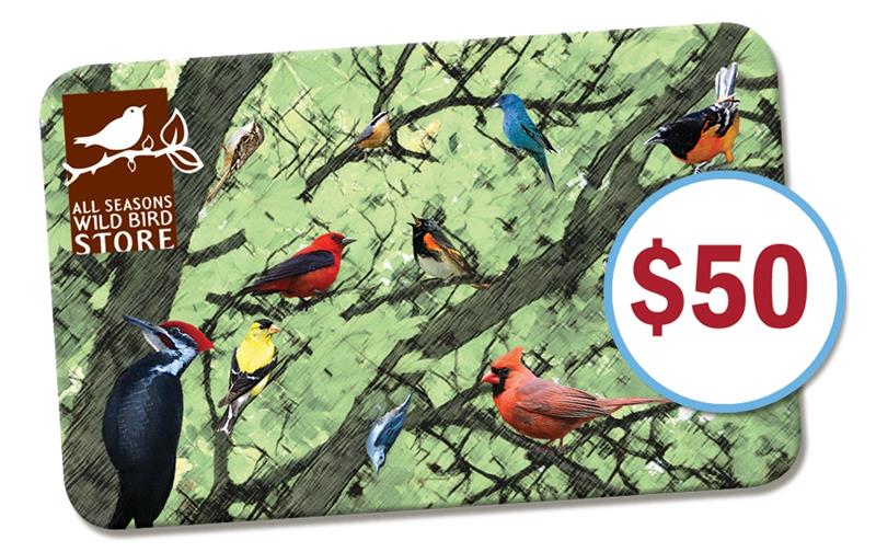 Gift Card - All Seasons Wild Bird Store,ASWBSGC50