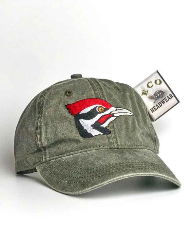 Pileated Woodpecker Cap,Eco Wear